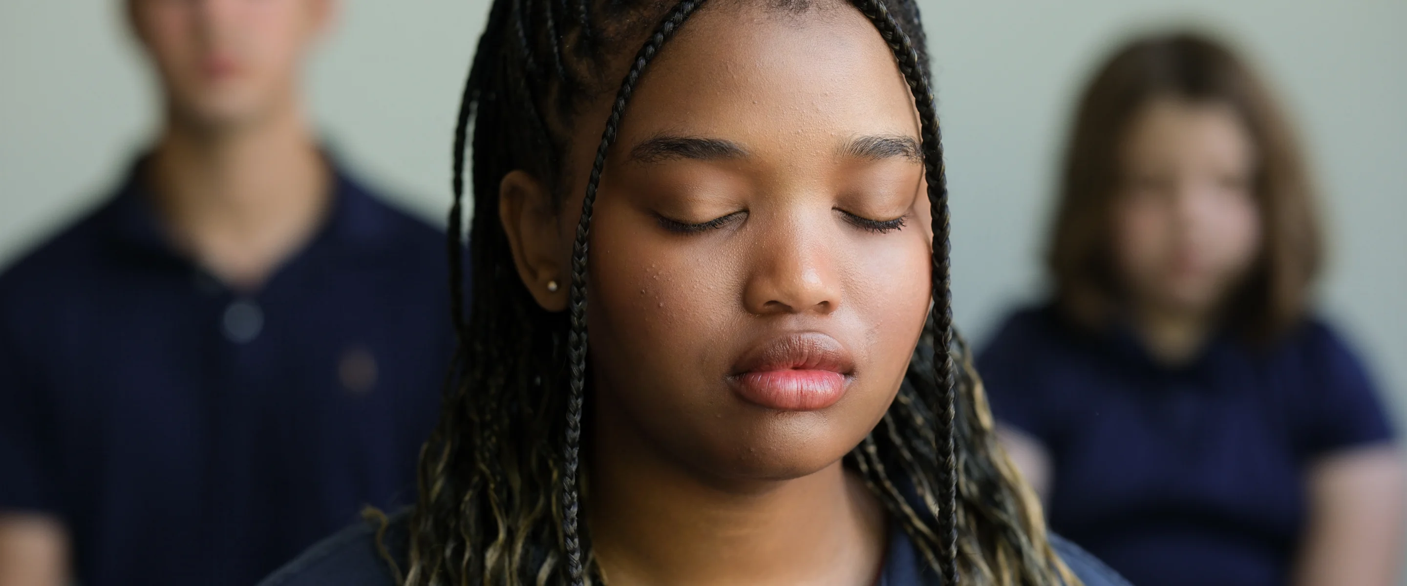 Students during a Consciousness-Based Education class