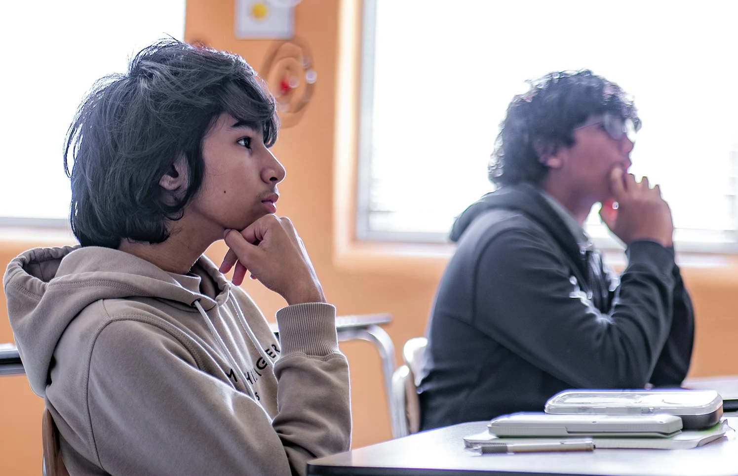 An ELL teacher working with a student