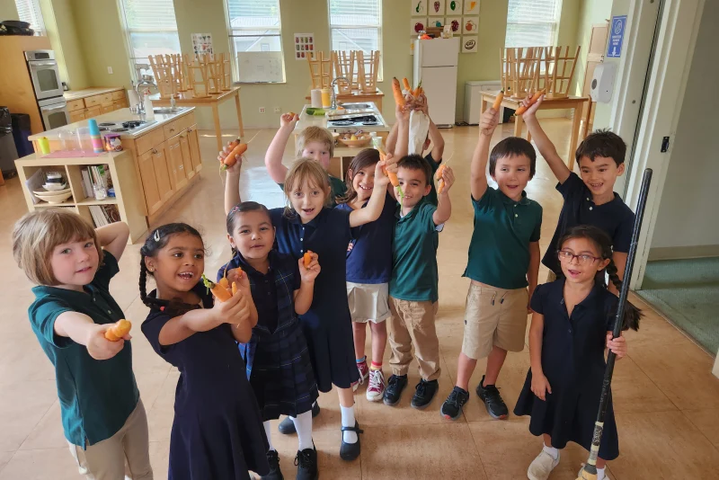 Elementary School students in class