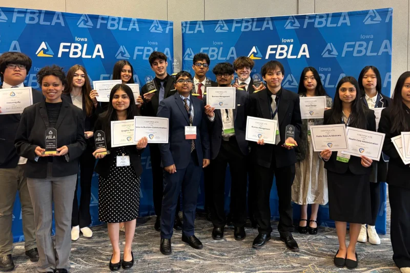 The Maharishi School FBLA team
