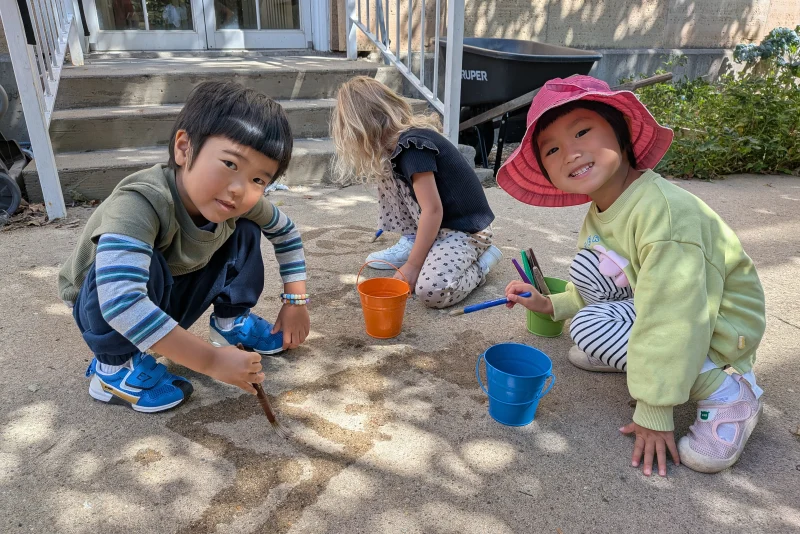 Preschool students at Maharishi School