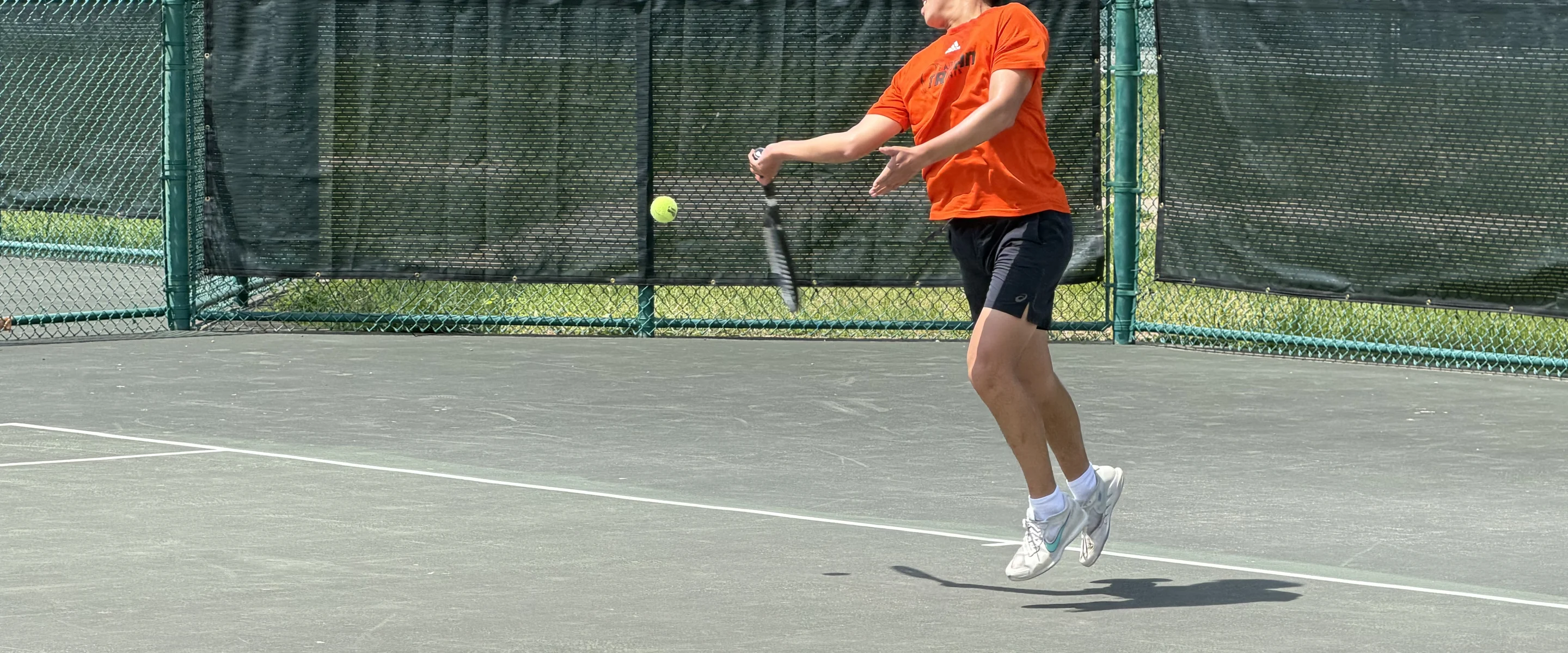 The Maharishi School tennis courts