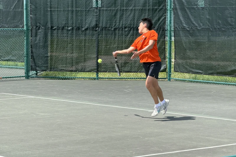 The Maharishi School tennis courts