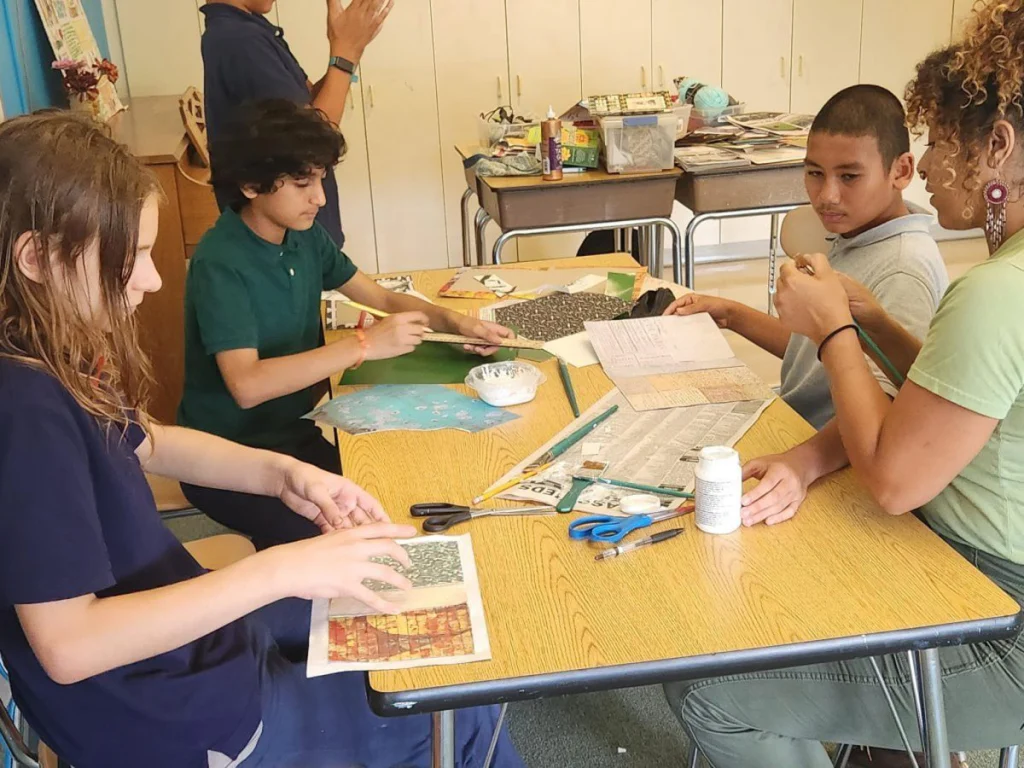 Elementary School students group